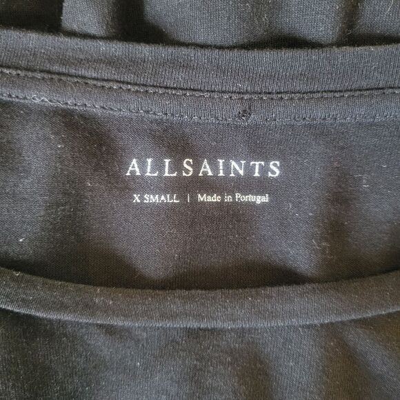 All Saints Lovers Wave Long Sleeve Tee Size XS - Picture 8 of 9